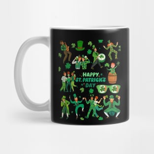 st patricks day march 17 celebrations funny cute design Mug